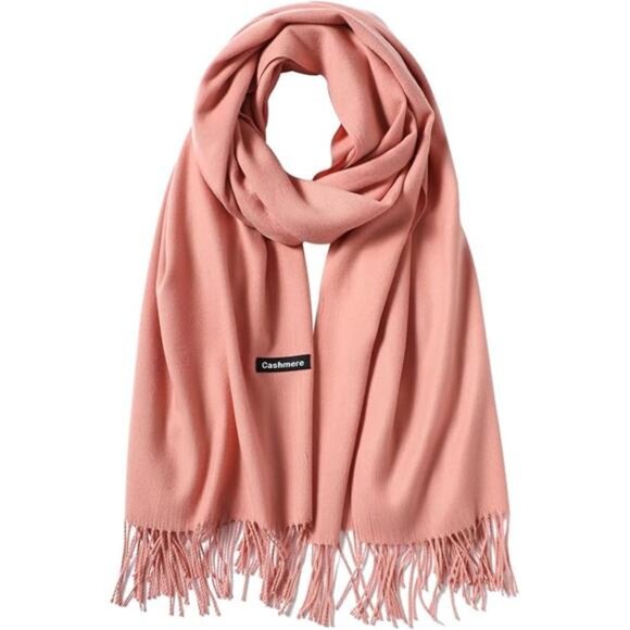 Women's Pashmina Scarf Shawl Wrap – Cashmere Feel, Large Scarves - Picture 2 of 7